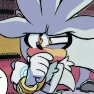 🌟 emoji БОЛЬШЕ ⇨ @CLOOBHUB СИЛЬВЕР СОНИК СТИКЕРЫ ТЕЛЕГРАМ Telegram sticker 4 of 37