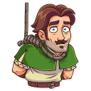 😰 emoji Robin Hood Telegram sticker 8 of 30