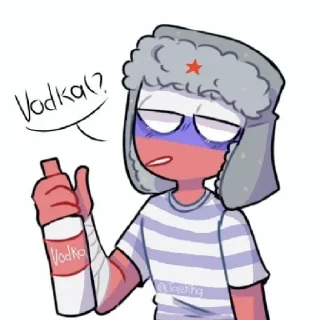 🍾 emoji countryhumans russia stickers Telegram sticker 8 of 56
