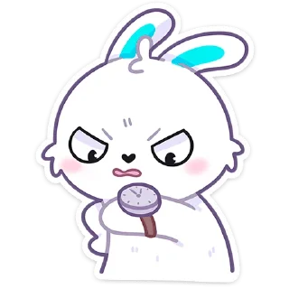 🐰 emoji Тестировщик Олег - @TgSticker Telegram sticker 18 of 49