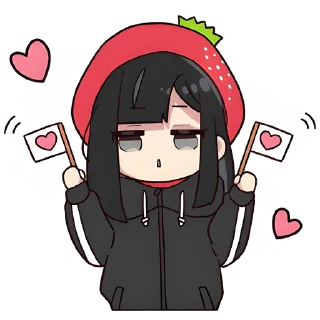 ❤️ emoji Юрудура-тян 3 @Nyasticks Telegram sticker 22 of 41