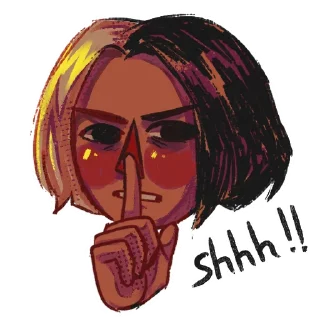 🤫 emoji ФРИК ПАТИ Telegram sticker 11 of 11