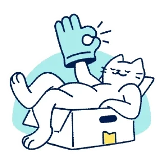 👌 emoji Яндекс стикеры: котик Лео Telegram sticker 11 of 20