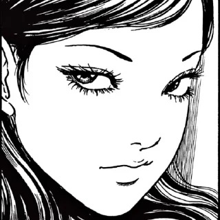 👑 emoji tomie Telegram sticker 20 of 29