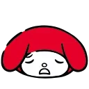 😫 emoji @kotletovvemoji | HD Red Hood My Melody Telegram sticker 19 of 40