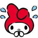 🥺 emoji @kotletovvemoji | HD Red Hood My Melody Telegram sticker 8 of 40