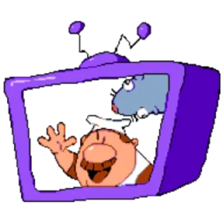 👋 emoji | Gustavo and Brick | Telegram sticker 16 of 28