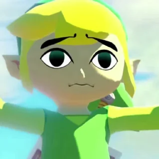 👋 emoji Zelda Wind Waker Animated Telegram sticker 7 of 41