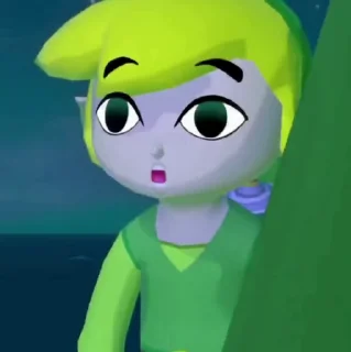 😲 emoji Zelda Wind Waker Animated Telegram sticker 22 of 41