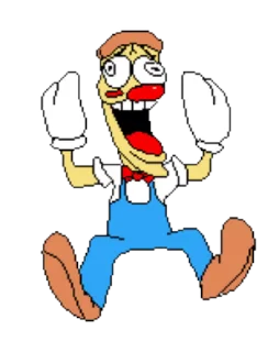 😒 emoji 🍕Pizza head by @Pizzza_tower Telegram sticker 10 of 25