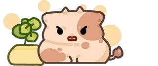 🌱 emoji 💜cows-46 @moolokobot Telegram sticker 9 of 120