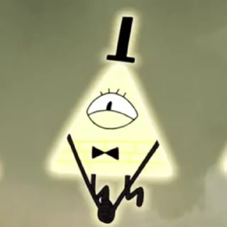 😇 emoji bill cipher by @mystery_shack_ua Telegram sticker 9 of 71