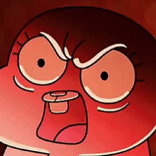 😡 emoji Anais Watterson @this_is_sticker_party Telegram sticker 18 of 27