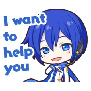 😌 emoji KAITO PJ Sekai Stamps! Telegram sticker 22 of 25