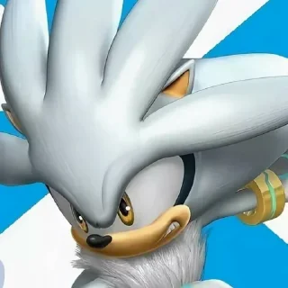 😁 emoji Silver the hedgehog by @sonic_the_hednehog Telegram sticker 19 of 77
