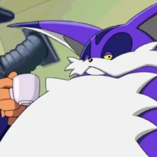 ☕ emoji Big the cat by @sonic_the_hednehog Telegram sticker 23 of 40