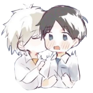 🥰 emoji Синдзи и Каору Telegram sticker 12 of 27