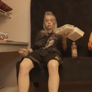 Sticker from # Billie Eilish - @GGGG_i 🕸