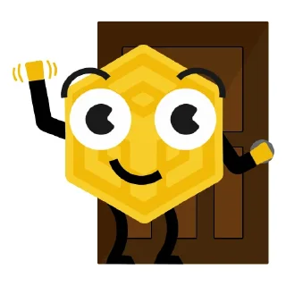 👋 emoji BNB CHAIN Telegram sticker 12 of 20