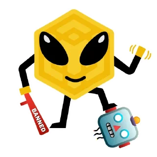 👍 emoji BNB CHAIN Telegram sticker 11 of 20