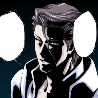 ☕ emoji Aizen Sosuke by @mikuStcikers Telegram sticker 18 of 94