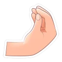 👊 emoji "Hands" by Oybek Telegram sticker 20 of 24