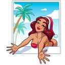 🤗 emoji Tropical Holidays Telegram sticker 6 of 30