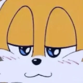 Sticker from Tails the fox