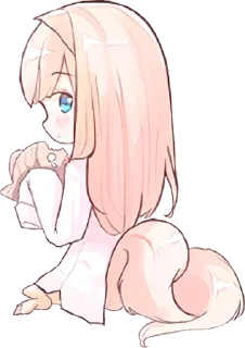 ❤️ emoji Nekomimi-Mia @anime_Stickerr Telegram sticker 13 of 28