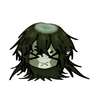 😣 emoji 河童 河太郎！！🥒 :: by @M0_Mak0t0 Telegram sticker 20 of 42