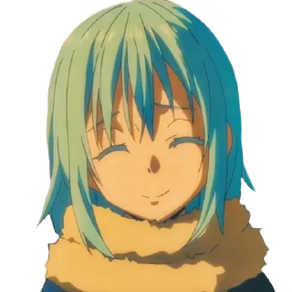😊 emoji Римуру слизь ~ @stikers_animeLove Telegram sticker 5 of 50