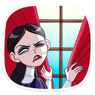 😩 emoji Аннабель (@TgSticker) Telegram sticker 10 of 48