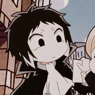 😰 emoji Акутагава Рюноске Telegram sticker 10 of 38