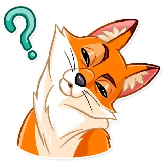 😑 emoji What Does The Fox Say? Telegram sticker 12 of 30