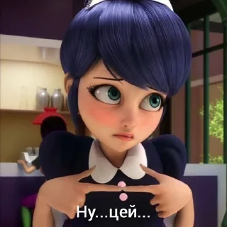 😳 emoji ✨🐞Леді баг і супер кіт🐈🖤 ✨ Telegram sticker 7 of 70
