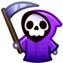 ☠️ emoji ~ 𝗖𝗵 @Xbrhmx7 | 𝗕𝘆 @r_sns Telegram sticker 13 of 40