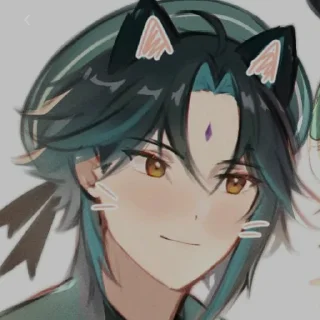 ☺️ emoji Сяо Telegram sticker 16 of 30