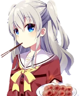 ❤️ emoji @Anime_stickery Нао Томори Telegram sticker 8 of 15