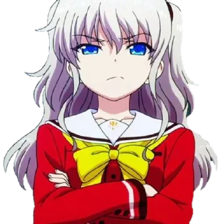 Sticker from @Anime_stickery Нао Томори