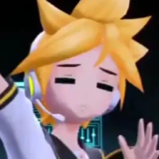 🍋 emoji Kagamine Len by @vanpirewr Telegram sticker 11 of 11