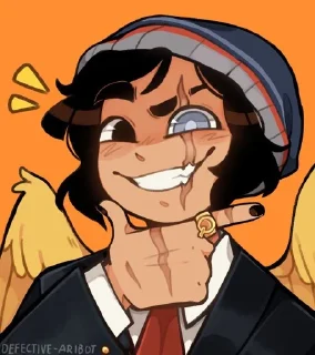 😘 emoji Quackity my beloved💛 Telegram sticker 21 of 108