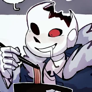 Sticker from —` horror sans. ★彡