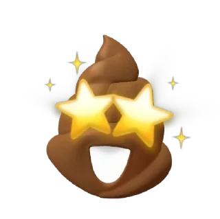 🤩 emoji Какашка Telegram sticker 9 of 10