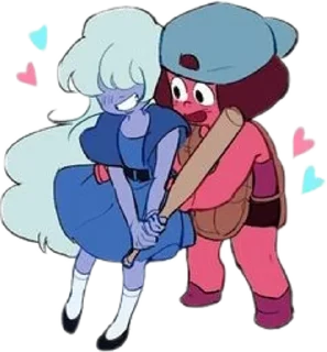 🌟 emoji Рубин и Сапфир, Вселенная Стив Telegram sticker 7 of 38