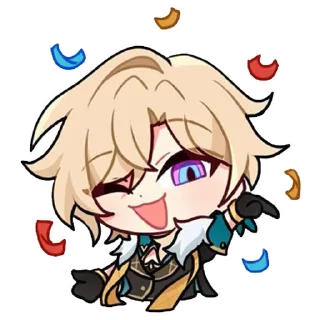 🎉 emoji Aventurine @stickersMH Telegram sticker 8 of 79
