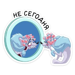 👩‍🦱 emoji Тито и Жоржетта от @stickers_vk Telegram sticker 15 of 36