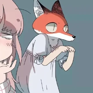 😃 emoji The Loser-Fox Orange Telegram sticker 16 of 72
