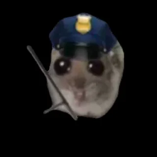 👮 emoji sad homyak Telegram sticker 19 of 29