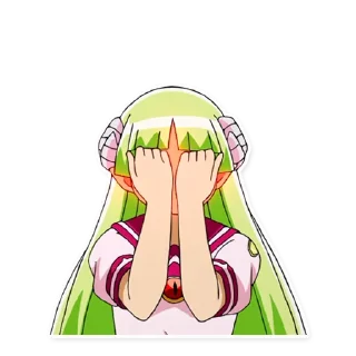 😳 emoji Mairimashita! Iruma-kun Telegram sticker 24 of 36