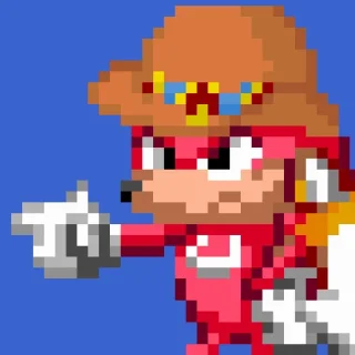Sticker from Knuckles the echidna
